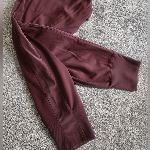 Athleta Decadent Chocolate Velvet Stripe Jogger Size Small In Excellent Cond - Picture 9 of 11
